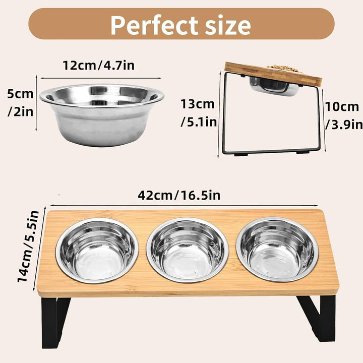 Transform Your Pet's Dining Experience with the Log Pet Feeding Rack