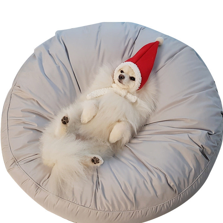 Discover the Comfort of the Pet Moisture-proof Washable Large Round Bed