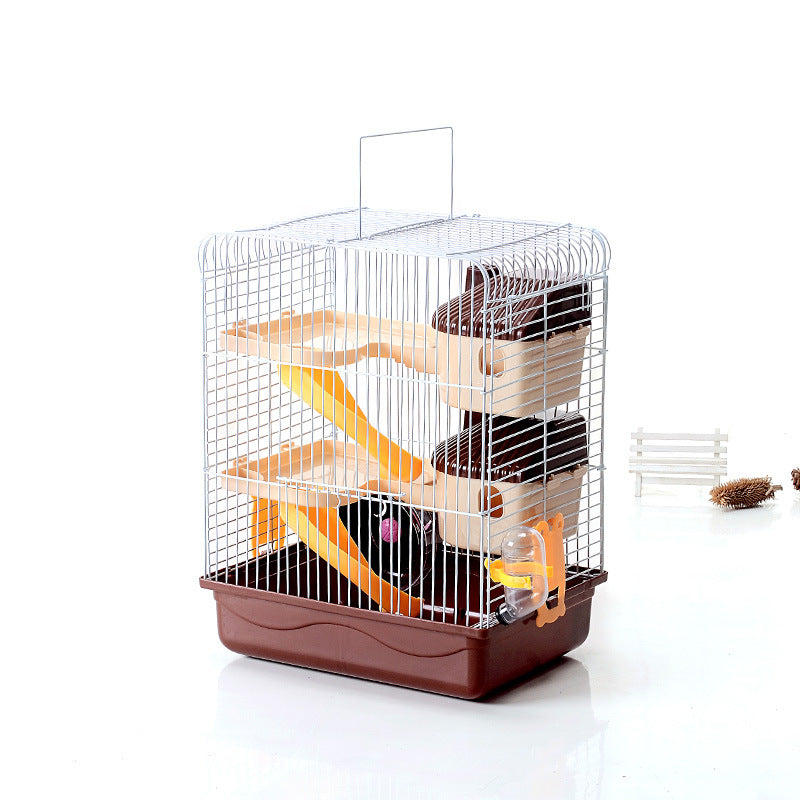 Elevate Your Hamster's Home with the Three-Storey Hamster Cage Luxury Villa
