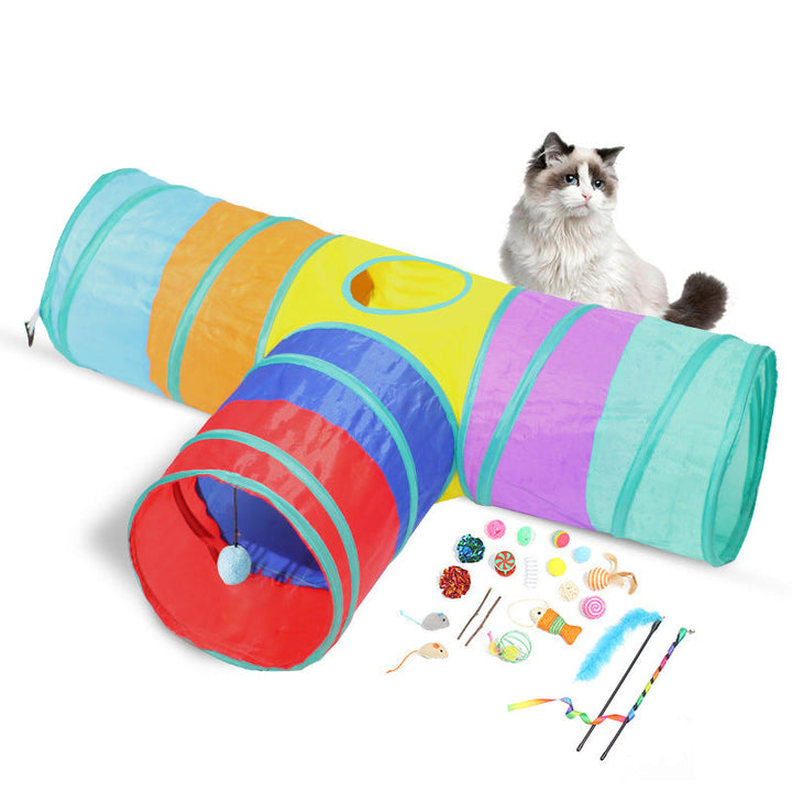 Unleash Your Cat's Playful Spirit with the Cat Tunnel Foldable Pet Climbing Path
