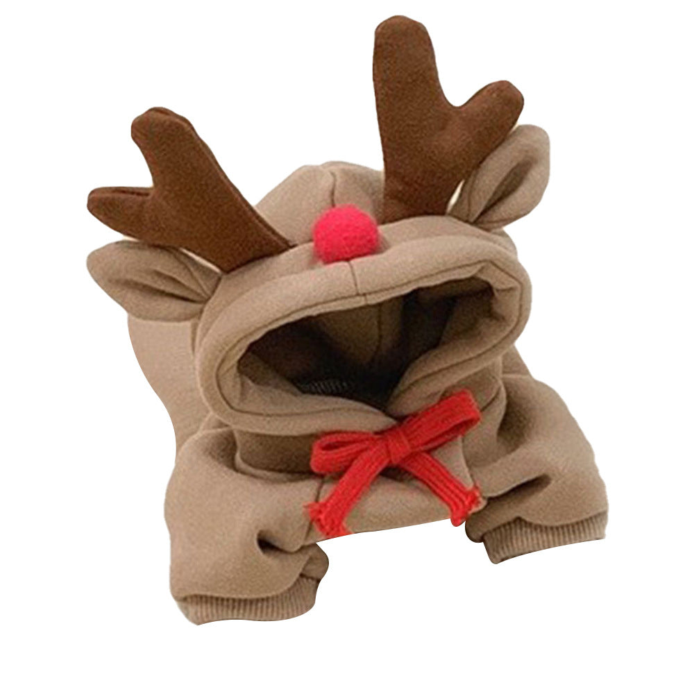 Hooded Sweater Apricot Pet Clothes - A Must-Have for Your Furry Friend