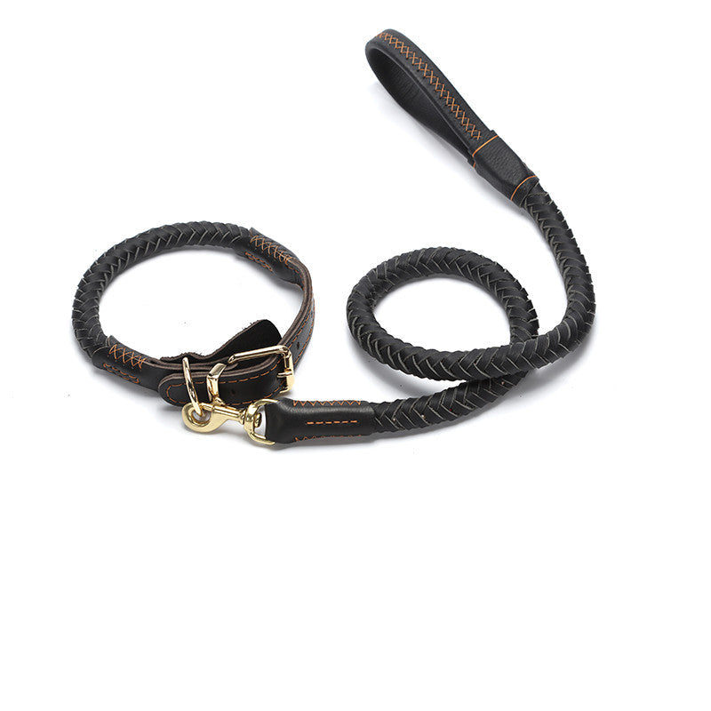 Unleash Adventure with the Leather Medium and Large Anti-Breakaway Chain
