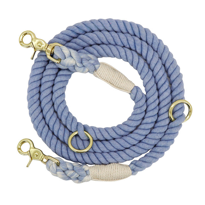 Enhance Your Pet's Walks with Our Multi-Color Cotton Pet Long Leash