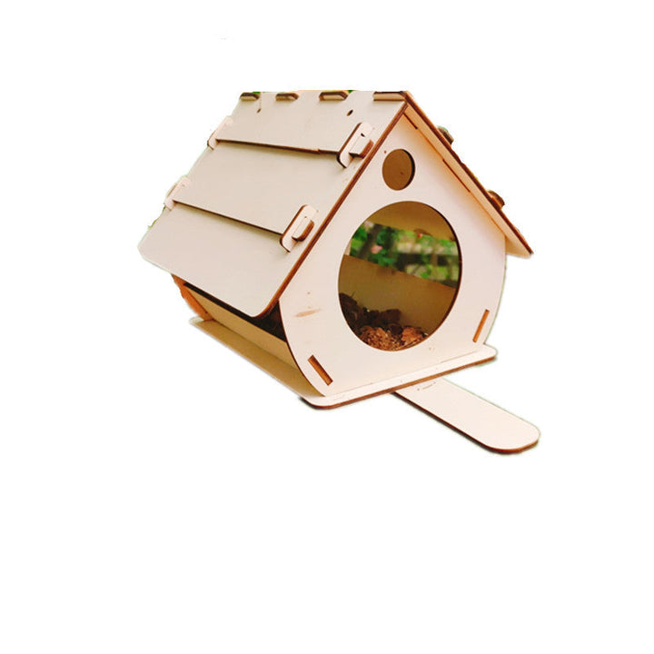 Create a Haven for Nature with Our Hanging Wooden Bird Feeder