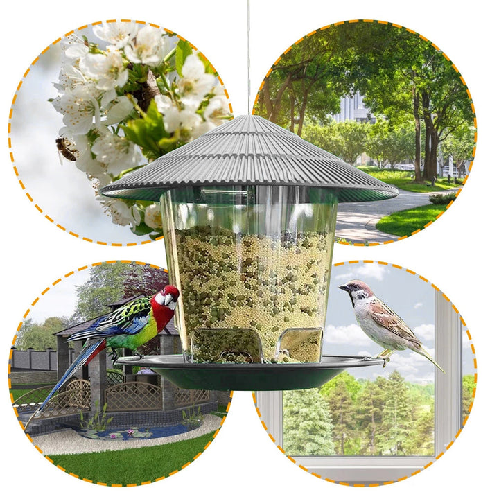 Transform Your Garden with Our Outdoor Garden Hanging Metal Bird Feeder