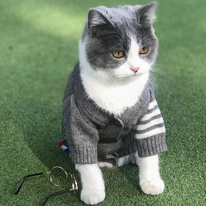Stylish Adventures Await with Our Pet Dog Clothes Cardigan Sweater
