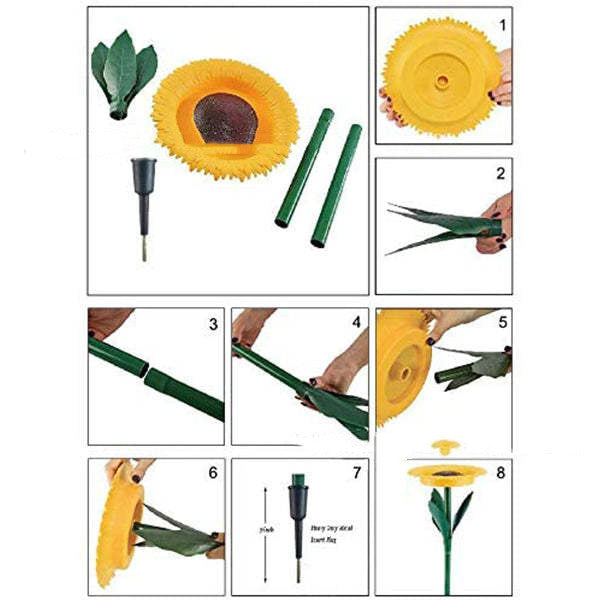 Outdoor Sunflower Bird Feeder