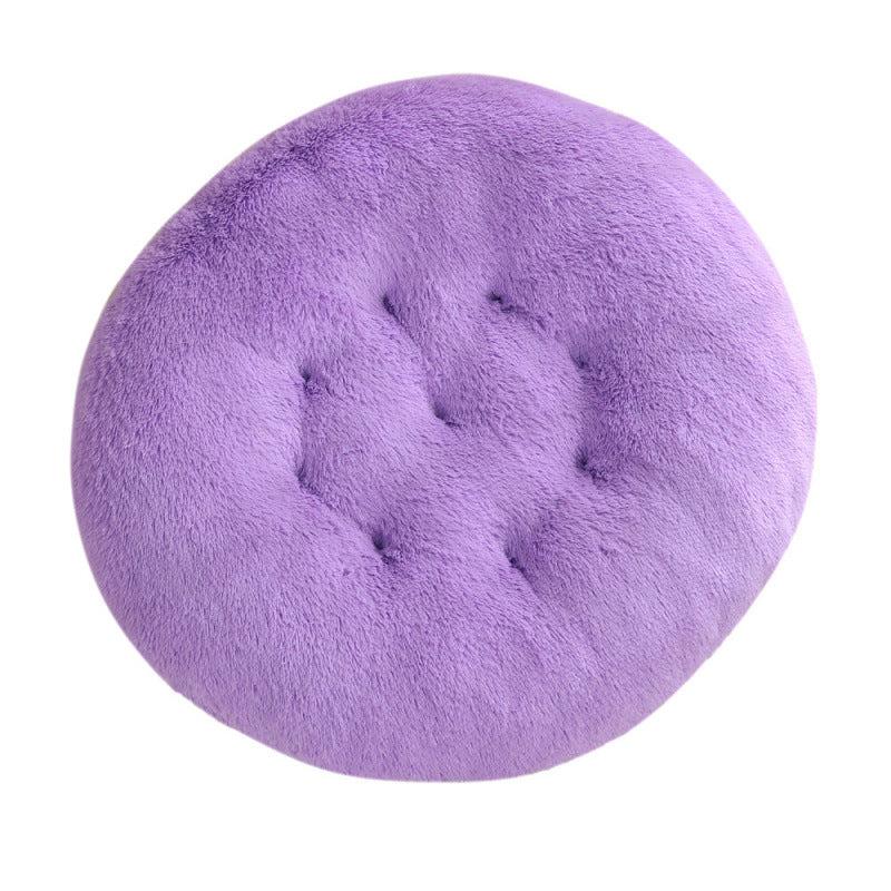 Round Pet Plush Warm Sleep Dog Bed