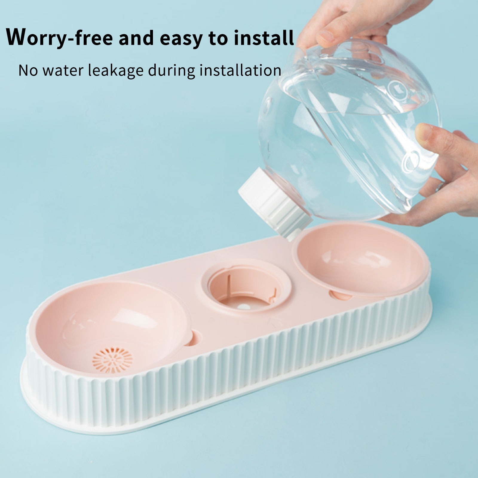 Plastic Pet Feeding Automatic Feeder