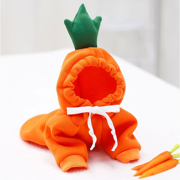 Hooded Sweater Apricot Pet Clothes