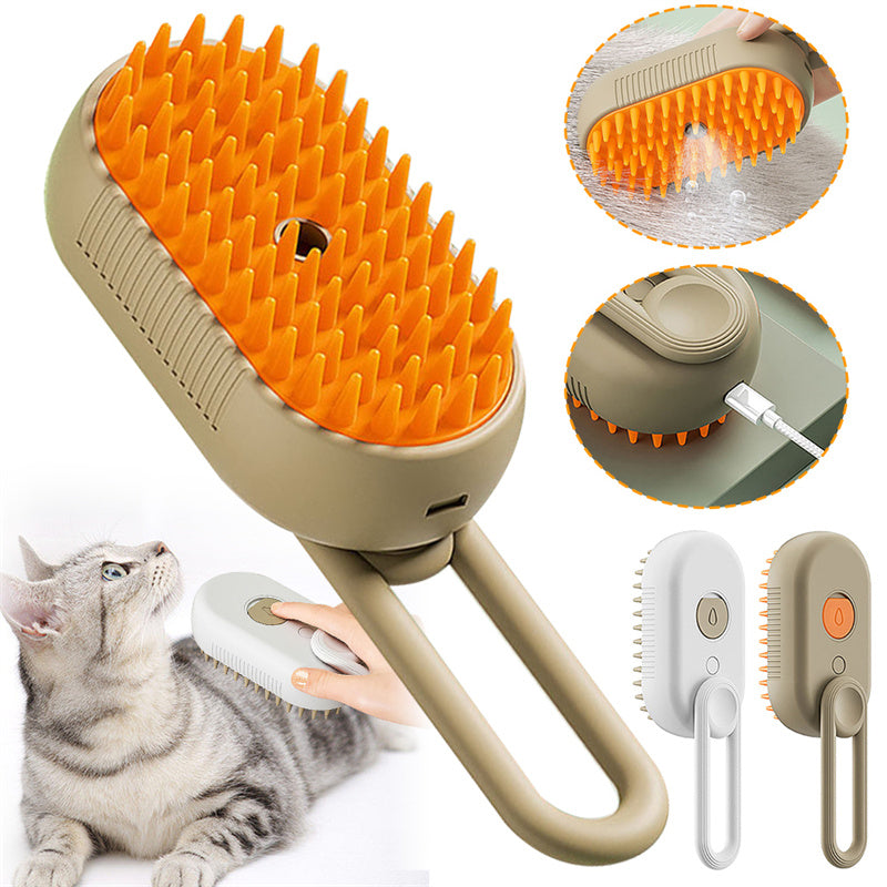 3 In 1 Electric Spray Cat Hair Brushes