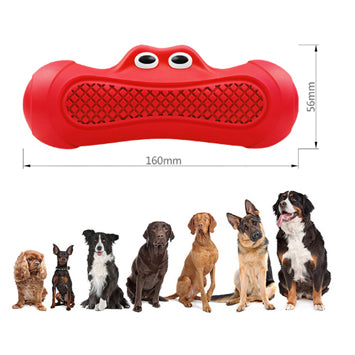 Pet Vocal Rugby Natural Rubber Teething Toys