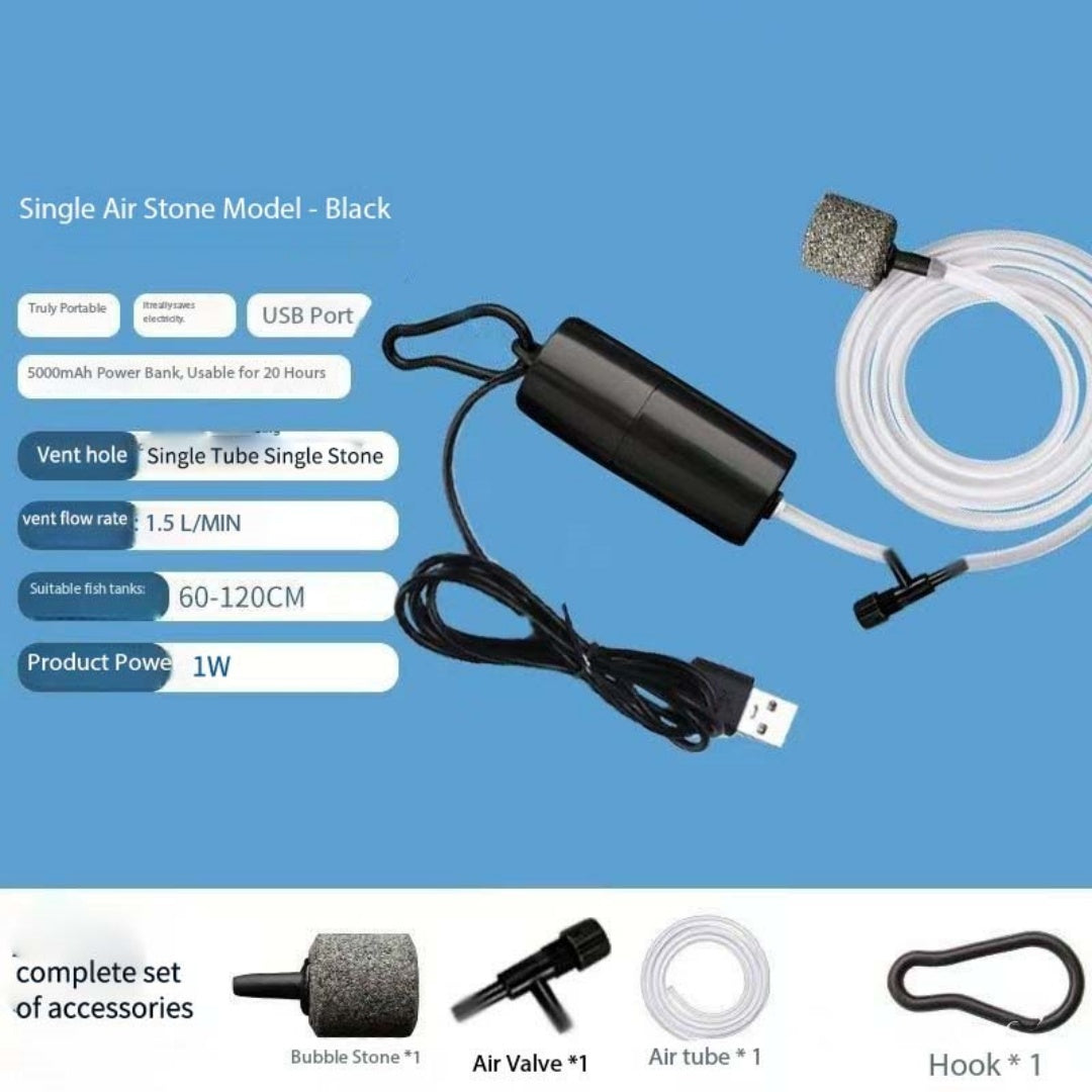 Fish Tank Oxygen USB Connector For Aquarium