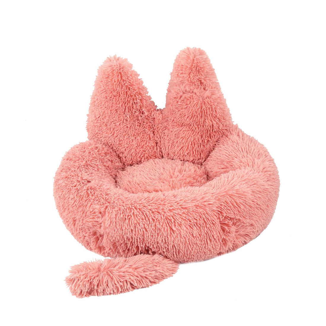 Winter Long Round Plush Pet Bed