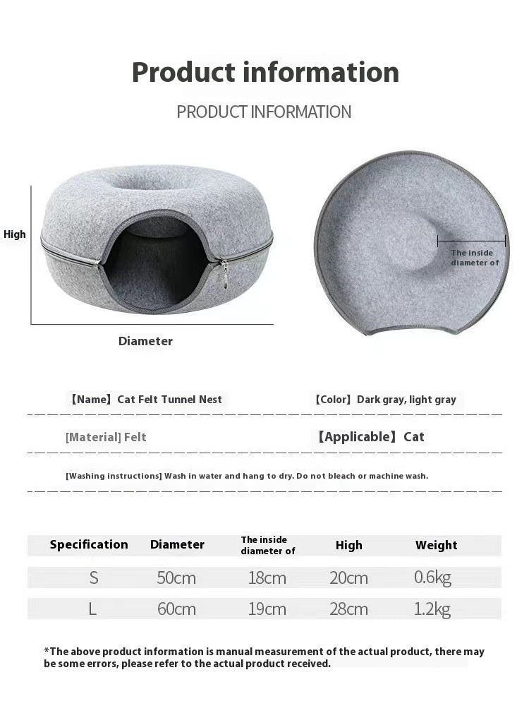 Pet Comfortable Round Cat Bed