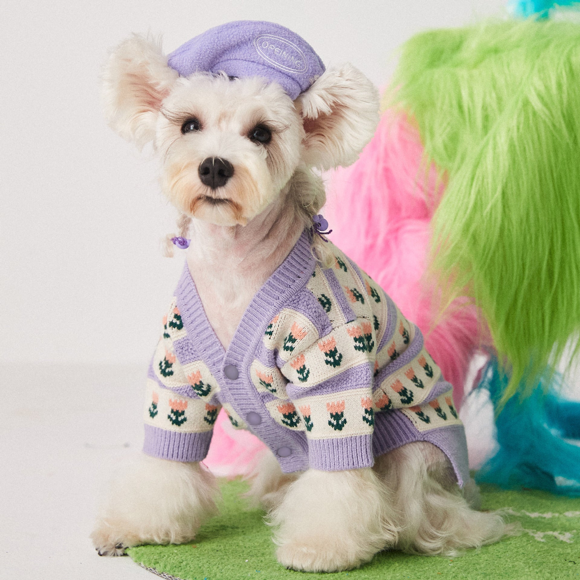 Pet Dog Sweater Cardigan