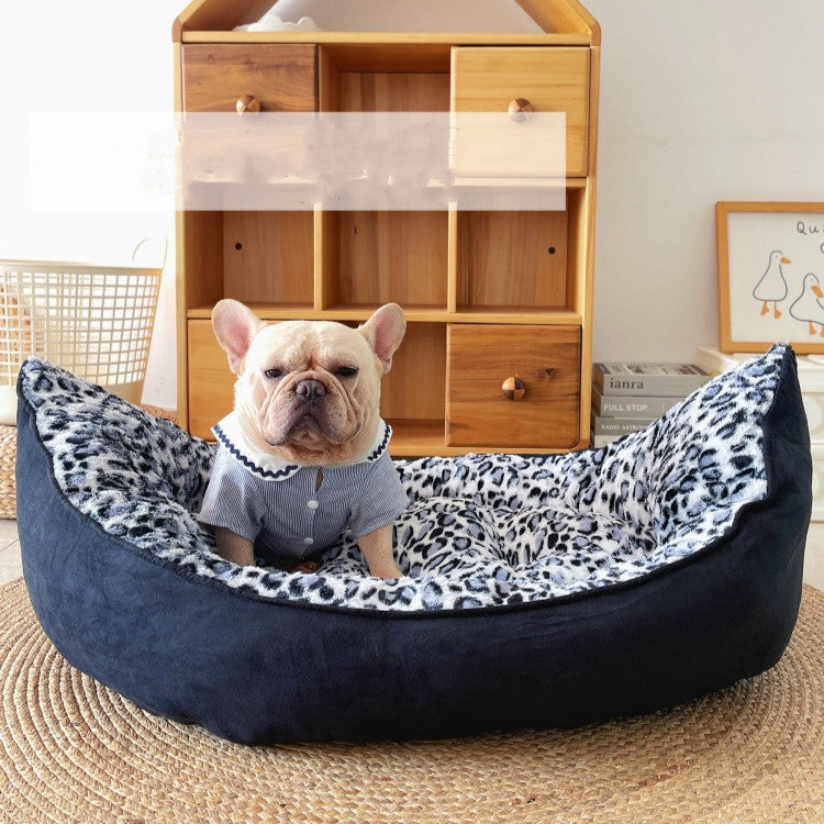 Thickened Plush Dog Bed