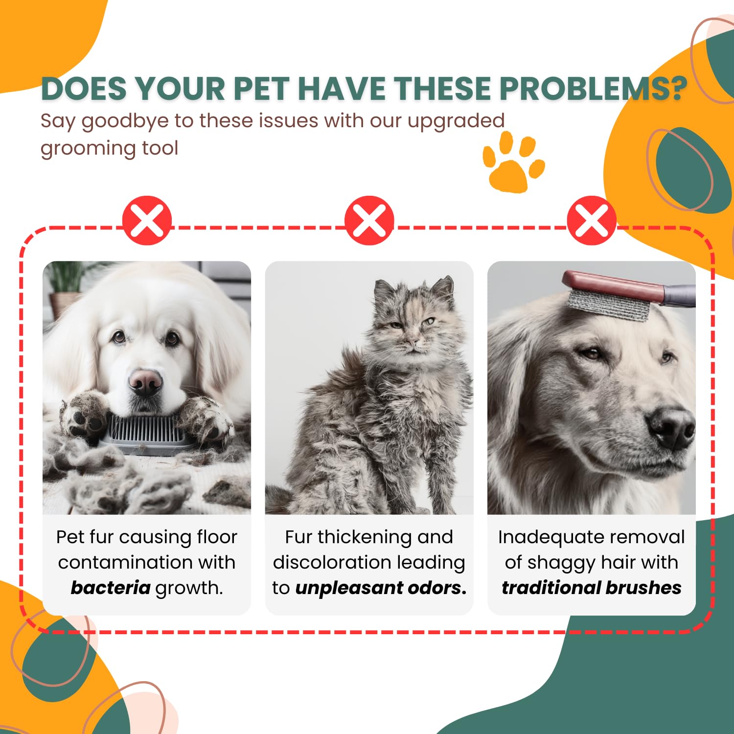 Pet Mist Brush For Short Long Haired Pets