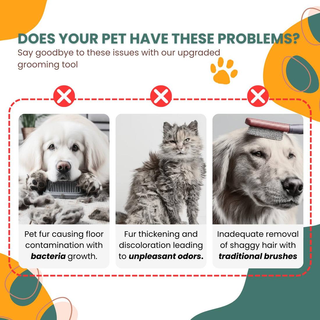 Pet Mist Brush For Short Long Haired Pets