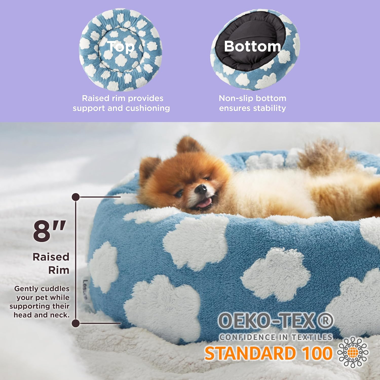 Leisure Calming Pet Bed