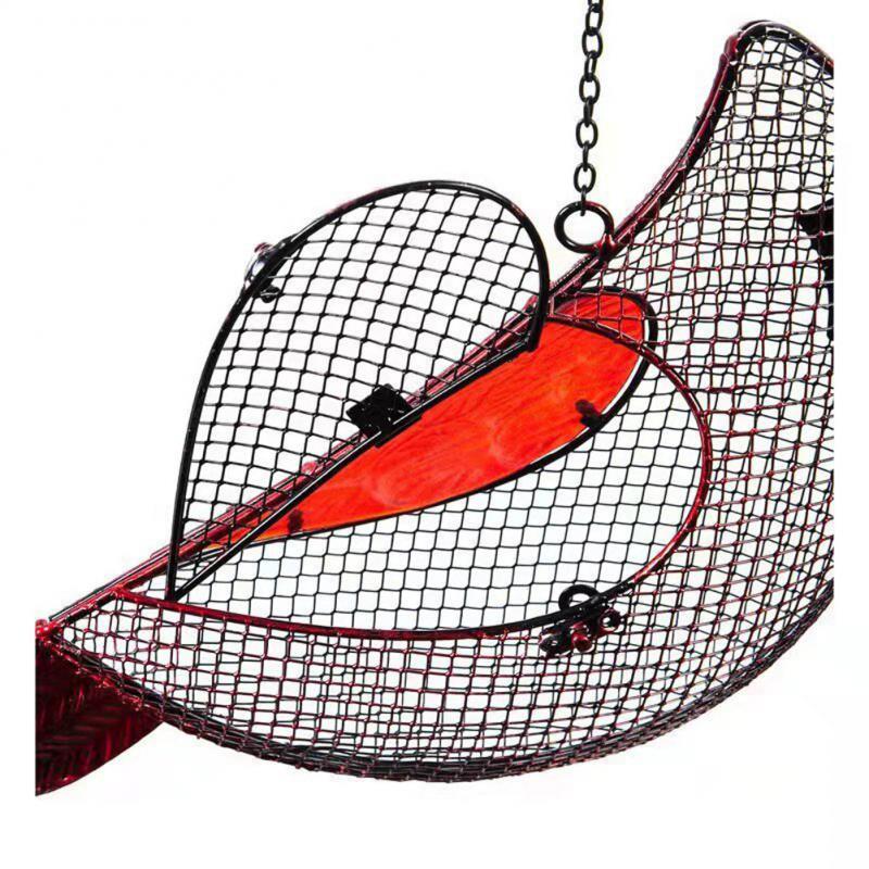 Snowman Bird Style Pendant Red Bird Feeder