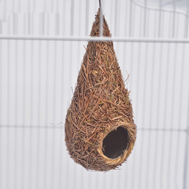 Outdoor Bird's Nest Cage Straw