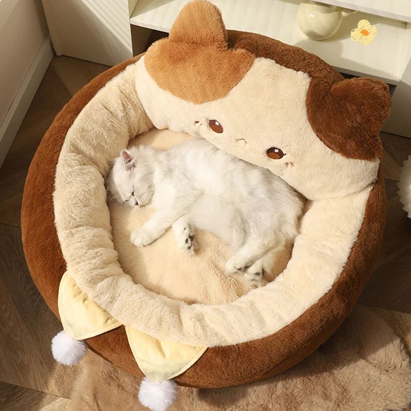 Winter Warm Deep Sleep Cushion Soft Pet Bed