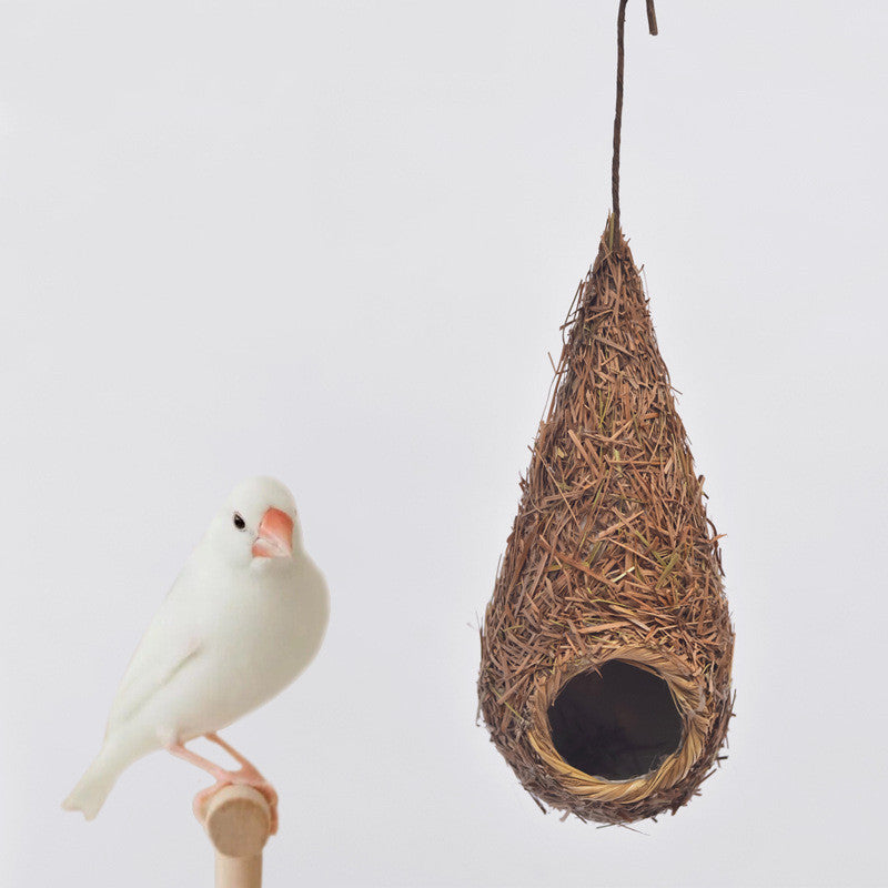 Outdoor Bird's Nest Cage Straw